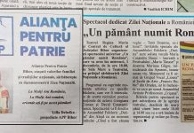 APP Bihor – singurul partid care i-a felicitat pe români de Ziua Națională