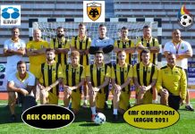 AEK Oradea în fața primei provocări după finala Champions League