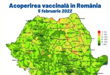 Harta României vaccinate împotriva COVID-19: În rural, rata de vaccinare este sub 30%. Localitatea în care s-a vaccinat puțin peste 1% din populație
