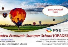 Școala de vară a Științelor Economice