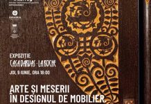 Vernisajul expoziției „Arte și meserii în designul de mobilier” va avea loc la Casa Darvas