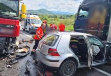 O femeie din Bihor și-a pierdut viața într-un grav accident cu 5 mașini implicate