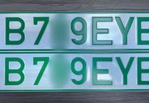 A început eliberarea numerelor de înmatriculare verzi pentru autoturismele electrice