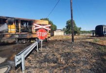 100 de călători care se aflau într-un tren ce circula pe ruta Oradea – Valea lui Mihai au tras o sperietură soră cu moartea