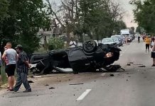 Accident spectaculos la Tărian