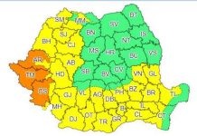 Județul Bihor se află sub avertizare meteo, după două zile de caniculă urmează două zile de ploi
