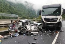 Valea Oltului și-a luat din nou tainul: o familie a fost spulberată sub un tir