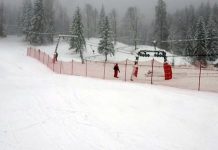 La Stâna de Vale stratul de zăpadă are 26 cm