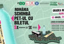 Gratuit cu mijloacele de transport în comun din Oradea, în schimbul a cinci deșeuri – Schimbă PET-ul cu biletul!