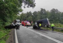 Accident spectaculos între localitățile Negreni și Ciucea +video