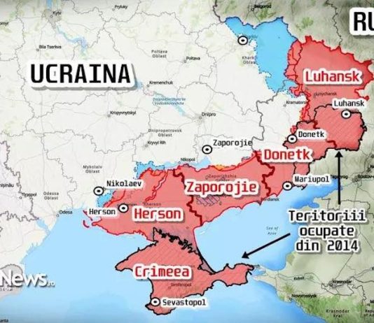 Vladimir Putin proclamă anexarea a patru regiuni ucrainene