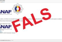 Înștiințări false în numele ANAF prin care sunteți anunțați că aveți ”plăți fiscale restante”