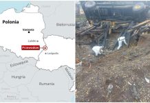 Armata ucraineană ar fi introdus greșit coordonatele țintei lor. Przewodów are aceeași latitudine ca Kievul și aceeași longitudine ca Lviv!