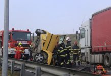 Un accident soldat cu trei victime la urcarea pe Autostrada Transilvania, o femeie a murit
