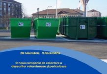 O nouă campanie de colectare gratuită a deșeurilor voluminoase și periculoase