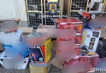 Polițiștii bihoreni au confiscat peste 2,7 tone de obiecte pirotehnice interzise