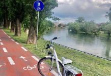 Piste de biciclete pe 191 km de diguri din Bihor