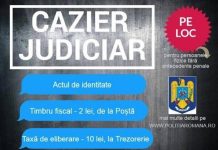 Cazierul judiciar se poate obține online, gratuit