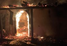 Pompierii din Ștei s-au mobilizat pentru stingerea unui incendiu la Vașcău