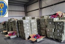 Mărfuri contrafăcute găsite în container cu destinația o firmă din Oradea