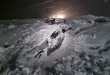 60 de persoane au rămas izolate la cabana Capra din Făgăraș după o avalanșă