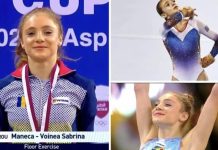 Aur la sol și bârnă pentru Sabrina Voinea la Cupa mondială