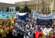 Federaţia Sindicatelor Libere din Învăţământ declanşează proteste