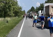 Accident în apropiere de Marghita, două persoane au fost spitalizate