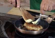 Cotlet de porc pane, video