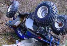 Un ATV a intrat în coliziune cu un autoturism, în Borozel